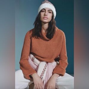🧡 Pilcro Anthro cowl neck knit sweater